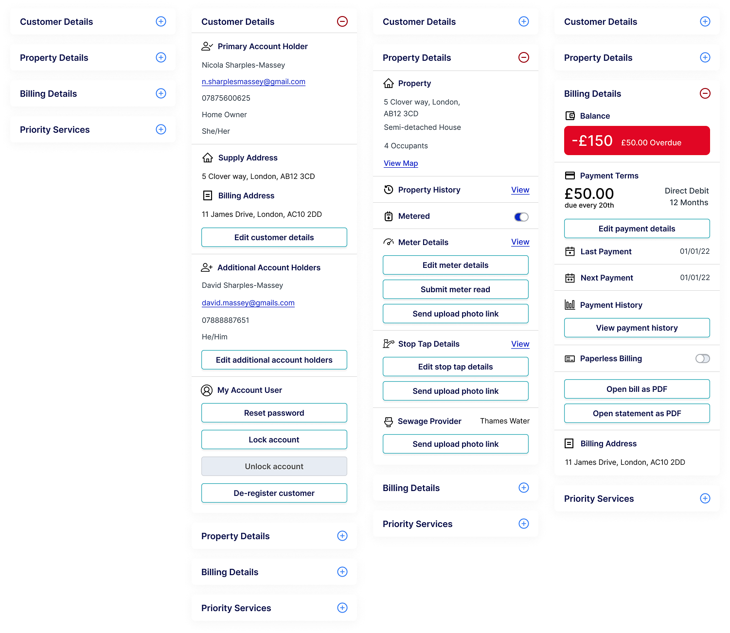 Customer Panel