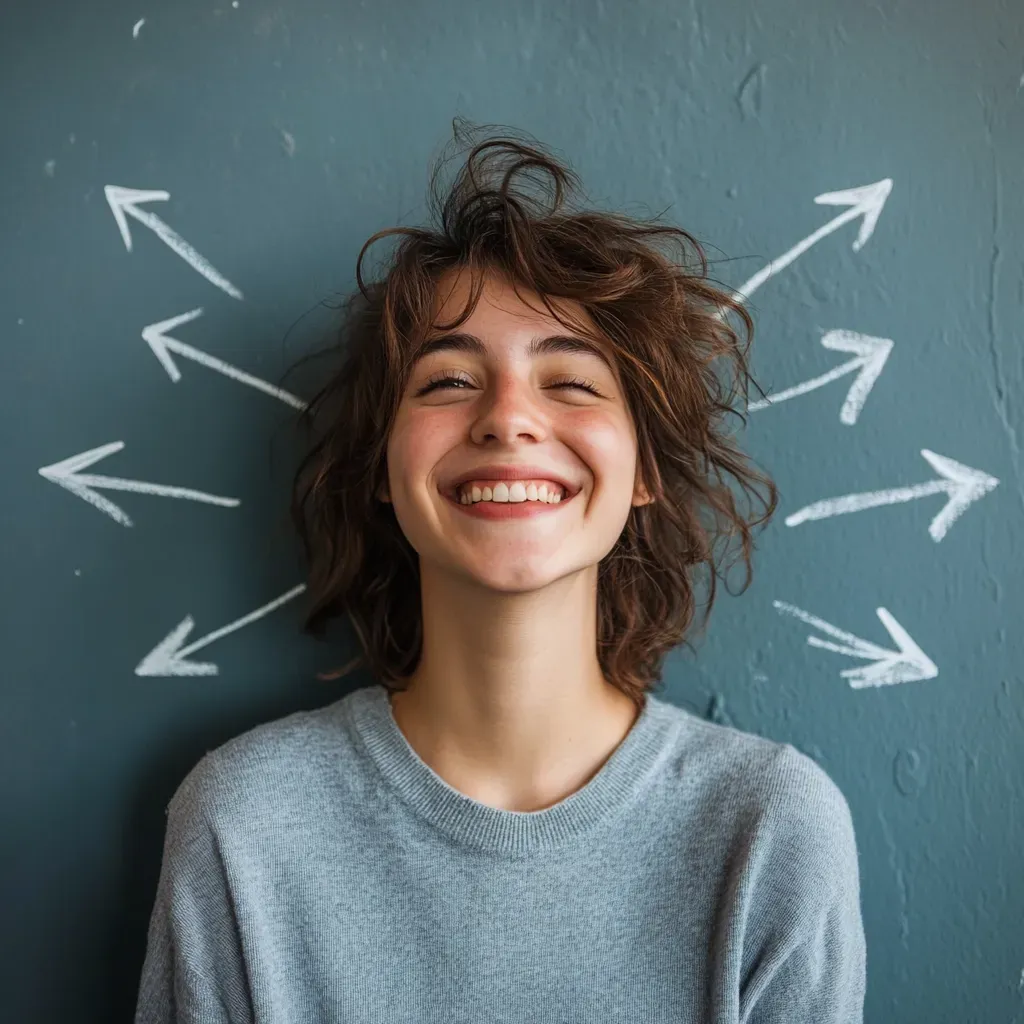 Shoutdigital A Person Smiling Surrounded By Arrows Pointing T F6c855e2 3Ac7 47E0 Bfb9 5A413c742605 0
