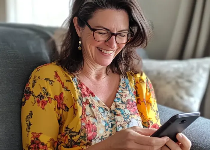 Shoutdigital A Woman In Her 40S On A Sofa With A Satisfied Ex 0634Cf74 C19c 4132 8D31 9211E7bc588a 1