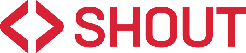 Shout Logo White